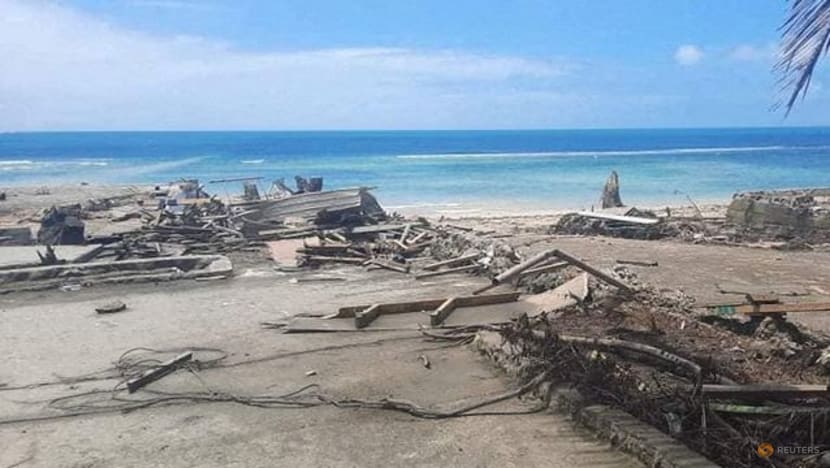 In Tonga, a volcano-triggered tsunami underscores islands' acute climate risk In Tonga, a volcano-triggered tsunami underscores islands' acute climate risk