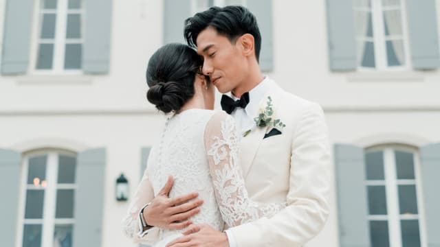 陈泂江娶12年圈外女友！法国举行梦幻城堡婚礼