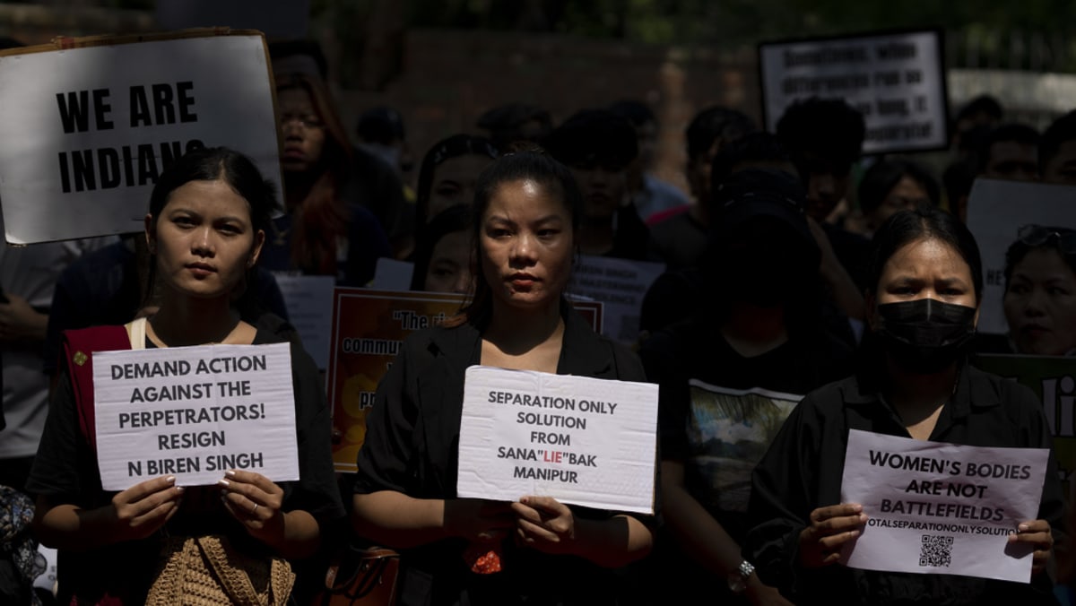 Massive protests take place against mob assaults on women in India’s manipur Massive protests take place against mob assaults on women in India’s manipur