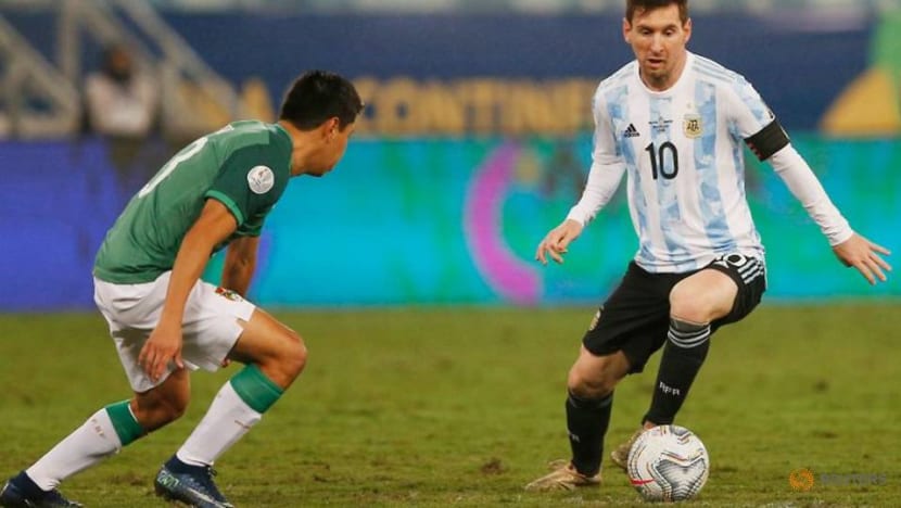 Messi scores twice as Argentina overrun Bolivia 4-1 Messi scores twice as Argentina overrun Bolivia 4-1