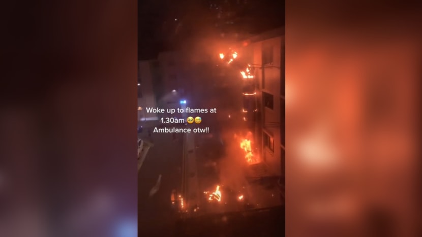 1 person taken to hospital after fire at Serangoon Central coffee shop