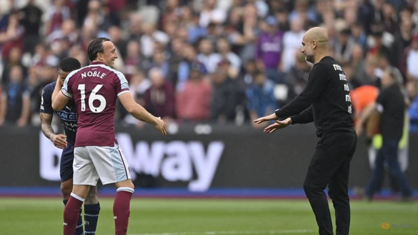 Guardiola happy as title in City's hands despite West Ham draw Guardiola happy as title in City's hands despite West Ham draw