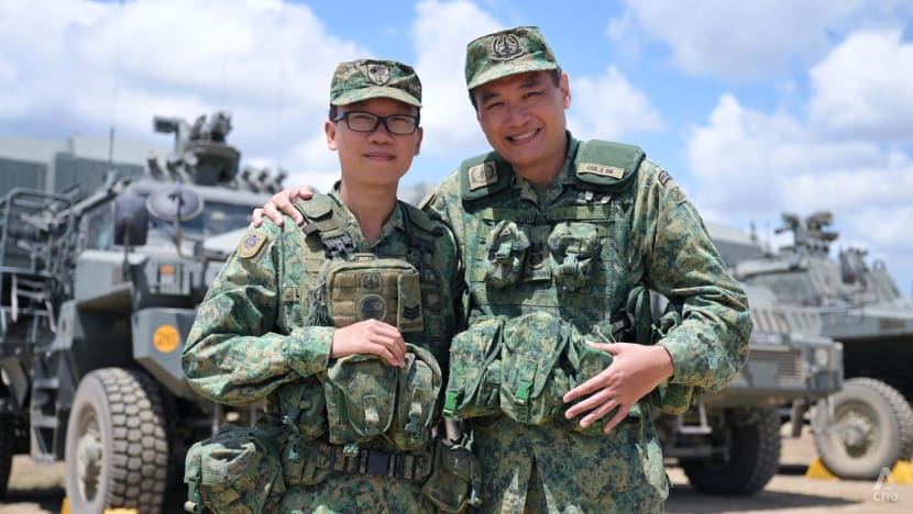 This NSman served in Exercise Wallaby in Australia 30 years ago. Now, he’s back with his son