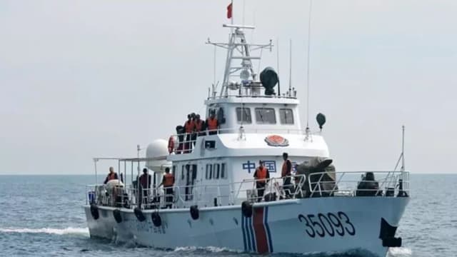 大陆执法人员在金门和厦门海域 展开渔业巡航执法行动