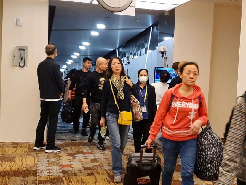 Temperature screening being carried out at Changi Airport for travellers arriving from Wuhan on Jan 4, 2020. Temperature screening being carried out at Changi Airport for travellers arriving from Wuhan on Jan 4, 2020.