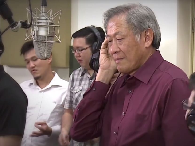 A screengrab of Dr Ng Eng Hen singing the Total Defence Day theme song, in a video posted on his Facebook page.