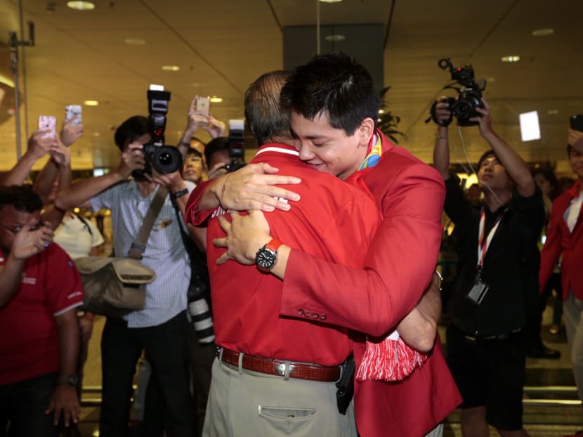 Lord of the butterfly Joseph Schooling feted like a king on return