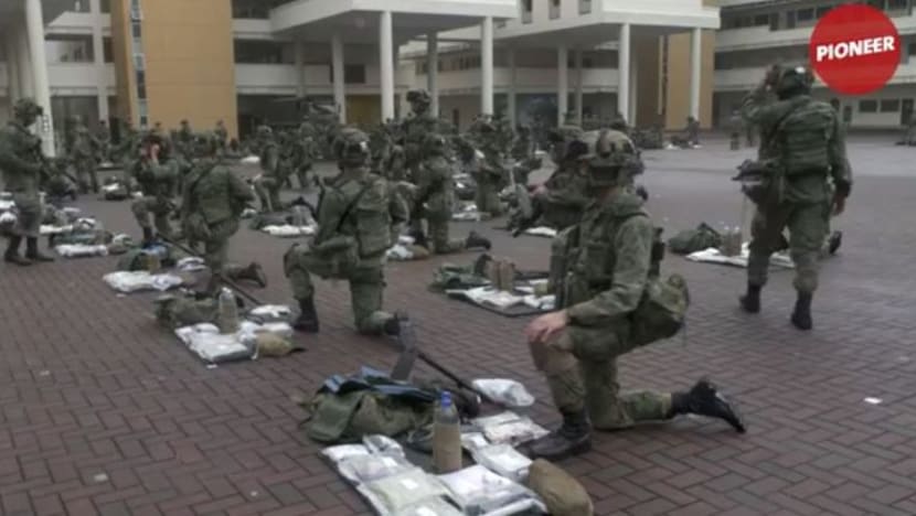 SAF jalankan latihan batalion pertama sejak tempoh pemutus rantaian jangkitan COVID-19