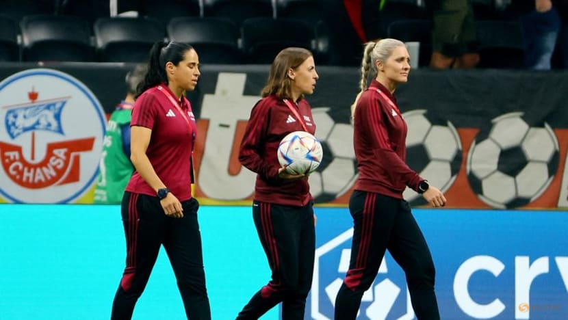 Frappart ends 92-year wait for a female referee at a men's World Cup Frappart ends 92-year wait for a female referee at a men's World Cup