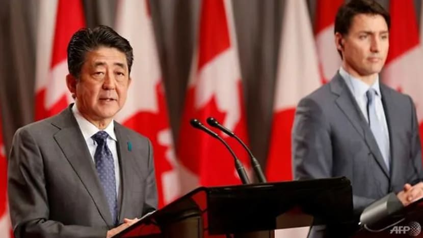 Abe, Trudeau kata perjanjian perdagangan Pasifik tanpa AS bawa manfaat bersama Abe, Trudeau kata perjanjian perdagangan Pasifik tanpa AS bawa manfaat bersama