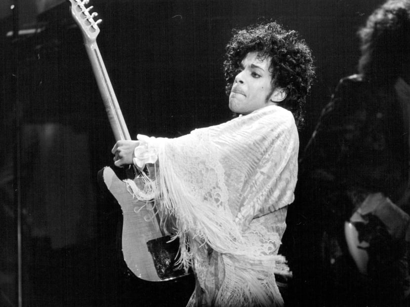 In this Dec. 25, 1984 photo,  Prince performs at St. Paul Civic Center in St. Paul, Minn.  Prince, widely acclaimed as one of the most inventive and influential musicians of his era with hits including "Little Red Corvette," ''Let's Go Crazy" and "When Doves Cry," was found dead at his home on Thursday, April 21, 2016 in suburban Minneapolis, according to his publicist. He was 57. Photo: David Brewster/Star Tribune via AP
