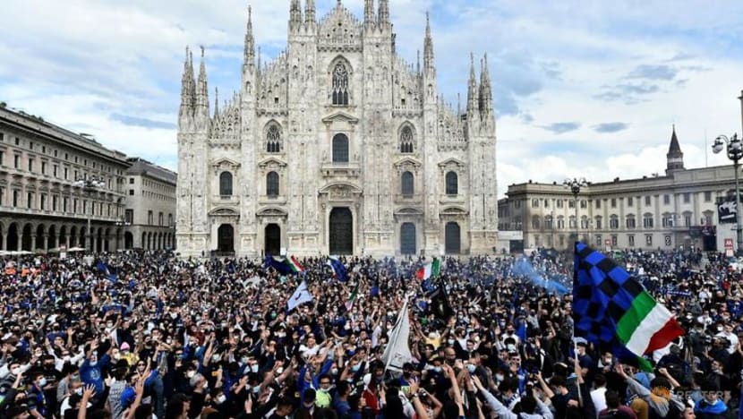 Football: Inter Milan crowned champions of Italy for first time in 11 years Football: Inter Milan crowned champions of Italy for first time in 11 years