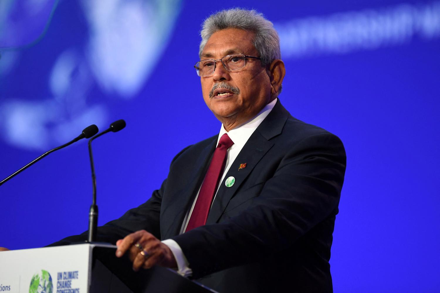 <p>Former Sri Lankan president Gotabaya Rajapaksa was ousted from office over his country's economic collapse and fled to Maldives before arriving in Singapore on July 14.</p>
<p>Former Sri Lankan president Gotabaya Rajapaksa was ousted from office over his country's economic collapse and fled to Maldives before arriving in Singapore on July 14.</p>