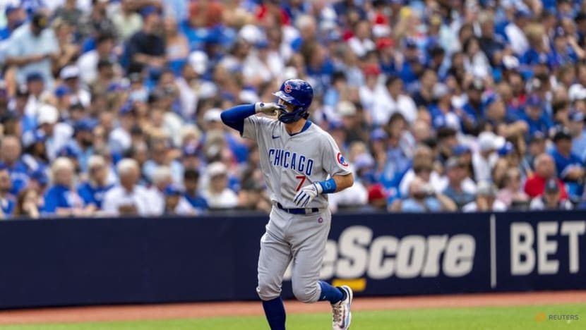 Jose Bautista Toronto Blue Jays Bat Flip Home Run Celebration