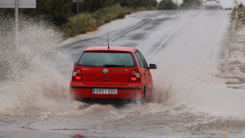 Flights cancelled as storm Hermine hits Spain's Canary Islands Flights cancelled as storm Hermine hits Spain's Canary Islands