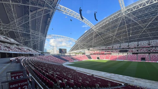 National Stadium seats that move: Fans get closer to the action at Singapore Rugby Sevens