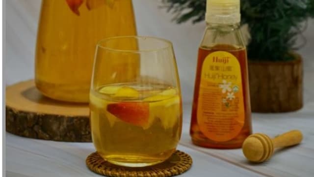 【佳节食谱】桃子蜂蜜柠檬汁
