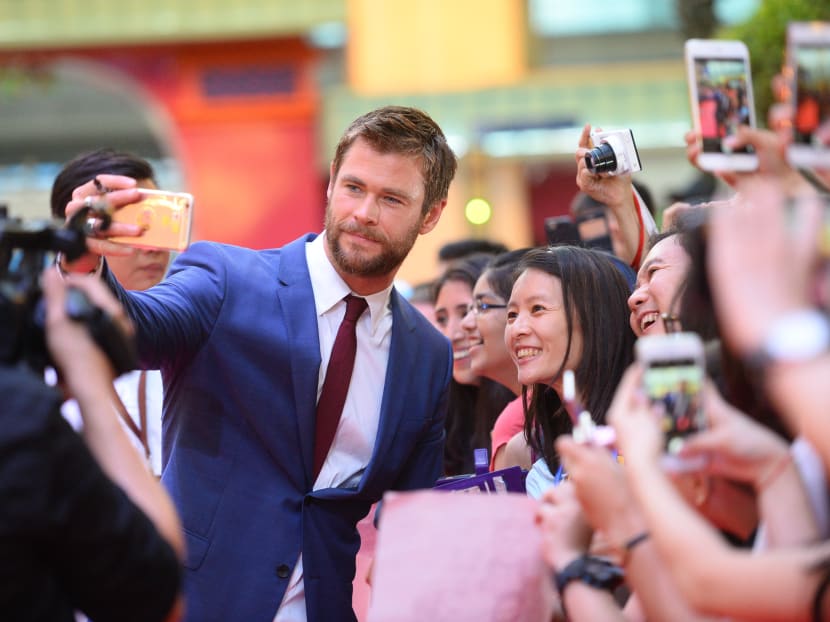 Chris Hemsworth was in town for the Asian premiere of The Huntsman - Winter’s War. Photo: UIP