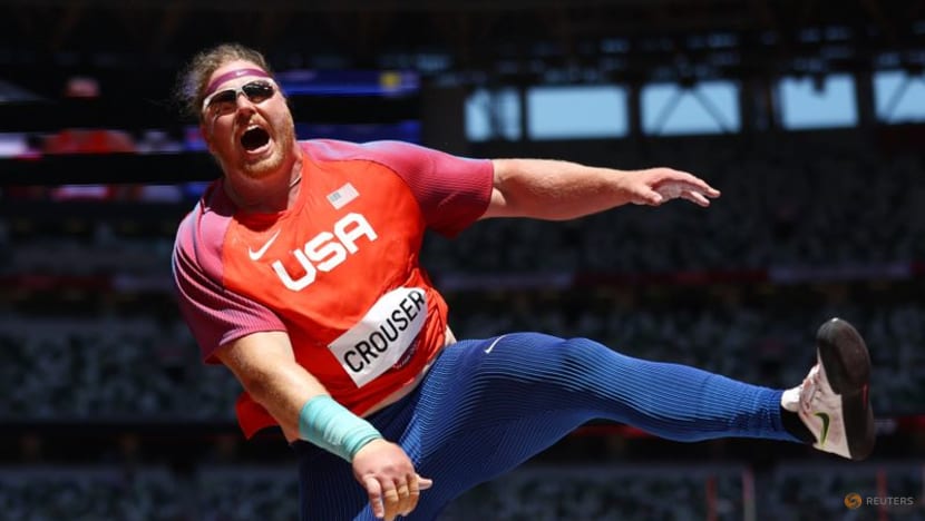 Olympics-Athletics-Crouser wins gold in men's shot put, breaks Olympic record Olympics-Athletics-Crouser wins gold in men's shot put, breaks Olympic record