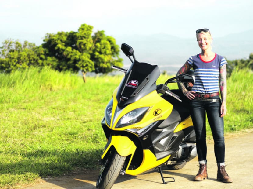 Biker explorer Jaime Dempsey takes her motorcyle to the Philippines for her latest show Ride N Seek Philippines