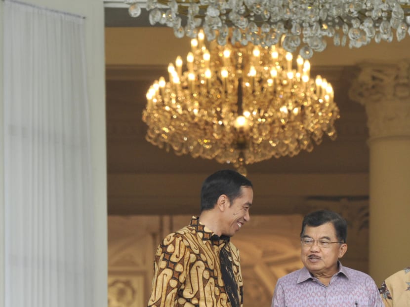 President Joko Widodo, right, and Vice President Jusuf Kalla. Photo: Jakarta Globe