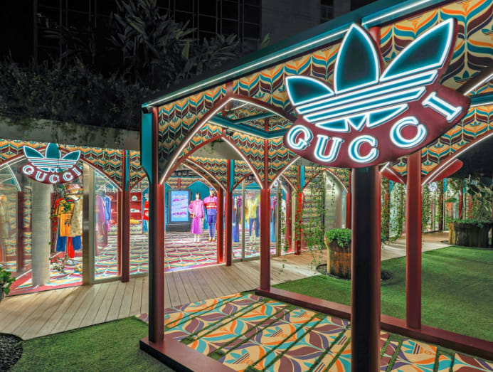 Adidas and Gucci open two pop-up stores in Los Angeles