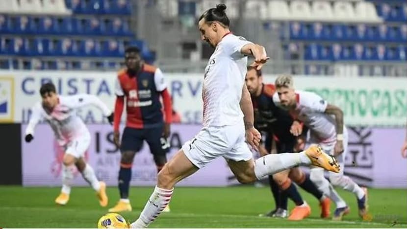 Ibrahimovic bantu Milan atasi Cagliari 2-0.