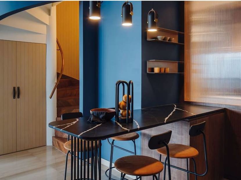 Turning a penthouse with an awkward floorplan into a stylish designer home Turning a penthouse with an awkward floorplan into a stylish designer home
