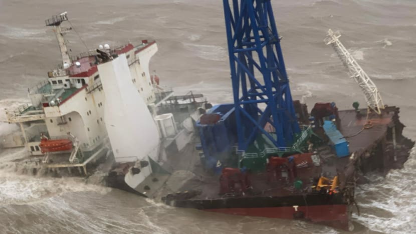 More than two dozen missing in shipwreck off Hong Kong during South China Sea typhoon More than two dozen missing in shipwreck off Hong Kong during South China Sea typhoon