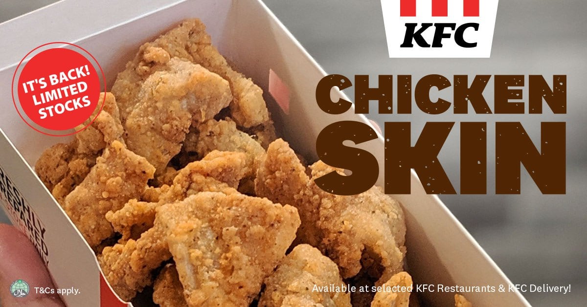 KFC Bringing Back Its Fried Chicken Skin In Bigger Quantities KFC Bringing Back Its Fried Chicken Skin In Bigger Quantities