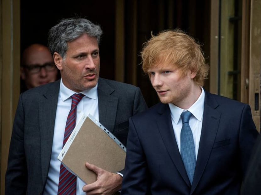 Ed Sheeran strums guitar, sings Thinking Out Loud at copyright trial
