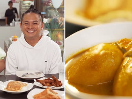 Dennis Chew says this chicken curry sold at an HDB block tastes like how your ah mah cooks it