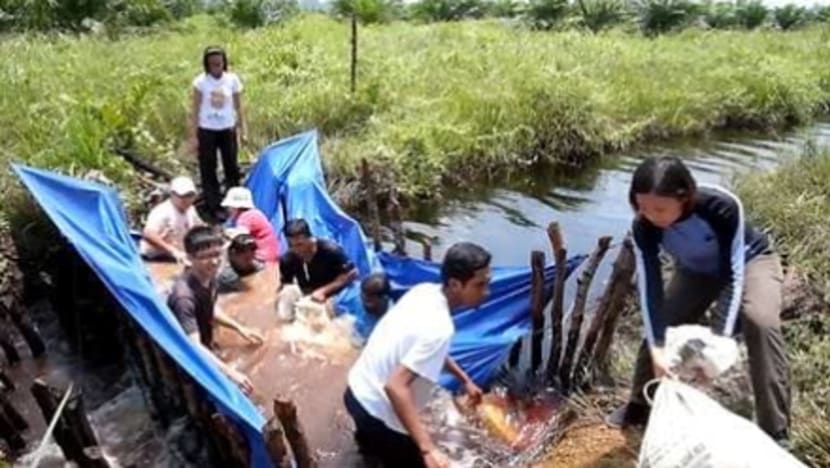 Rakyat S'pura bekerjasama dengan penduduk kampung Indonesia tangani jerebu