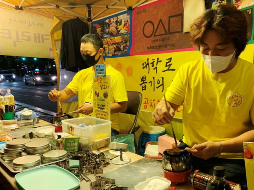 Seller basks in 'Squid Game' fame of his 'sweet and deadly' treat Seller basks in 'Squid Game' fame of his 'sweet and deadly' treat