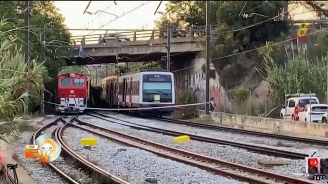 西班牙发生火车相撞事故 造成一死85伤