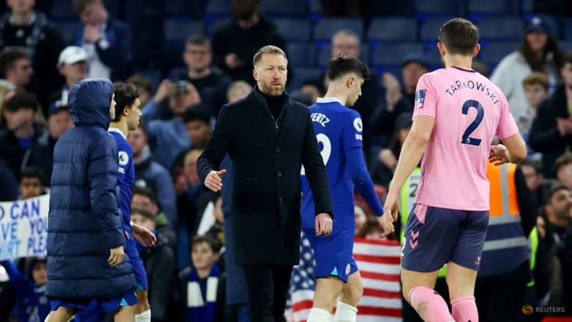 Chelsea's Potter frustrated by his defence in Everton draw Chelsea's Potter frustrated by his defence in Everton draw