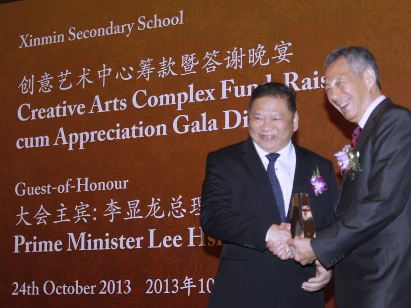 Gallery: PM Lee gives thumbs-up to Xinmin Sec’s  efforts in the arts ​