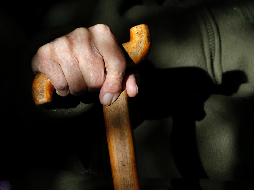 Grabbing a walking stick, Sim Hwa, 93, approached his roommate's bed and started beating him more than 10 times with it.
