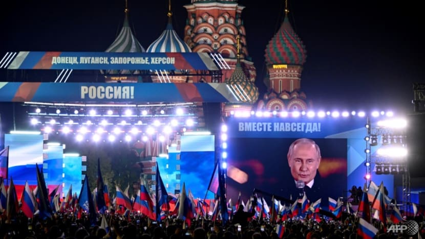 Singapore says Russia's annexation of 4 Ukrainian regions violates international law Singapore says Russia's annexation of 4 Ukrainian regions violates international law