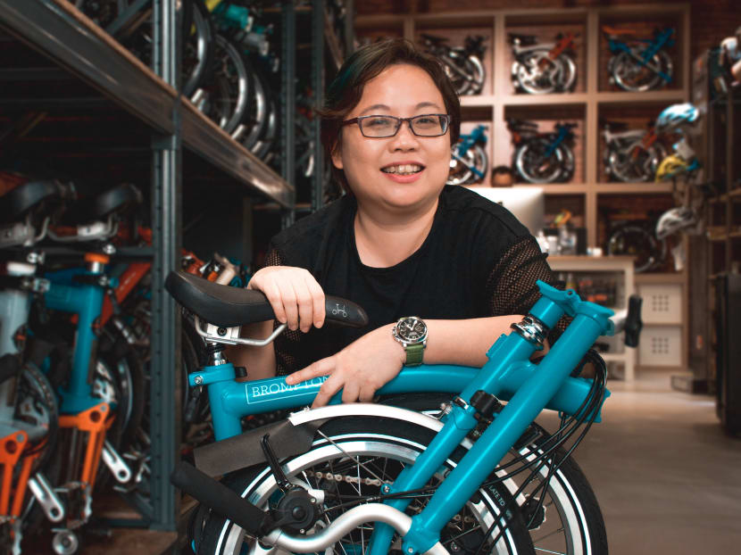 The owners behind Singaporean business Mighty Velo — which sells foldable bicyles — are taking the leap to drive business online after a visit to e-commerce giant Alibaba’s headquarters in Hangzhou, China in 2016. Photo: Mighty Velo