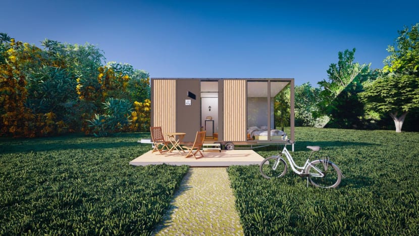 Low-carbon ‘tiny houses’ to be available for short stays on Lazarus Island