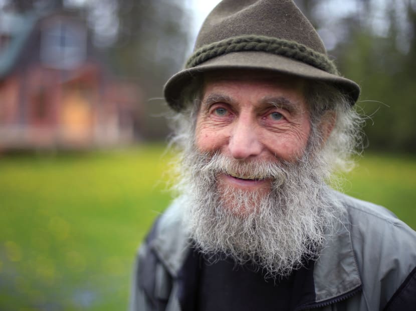 Burt Shavitz poses for a photo on his property in Parkman, Maine, on May 23, 2014. Photo: AP