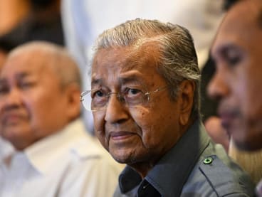 Malaysia's former prime minister Mahathir Mohamad.