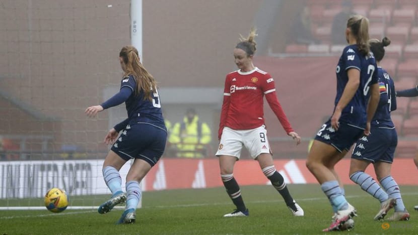 Manchester United crush Villa to go third in WSL Manchester United crush Villa to go third in WSL
