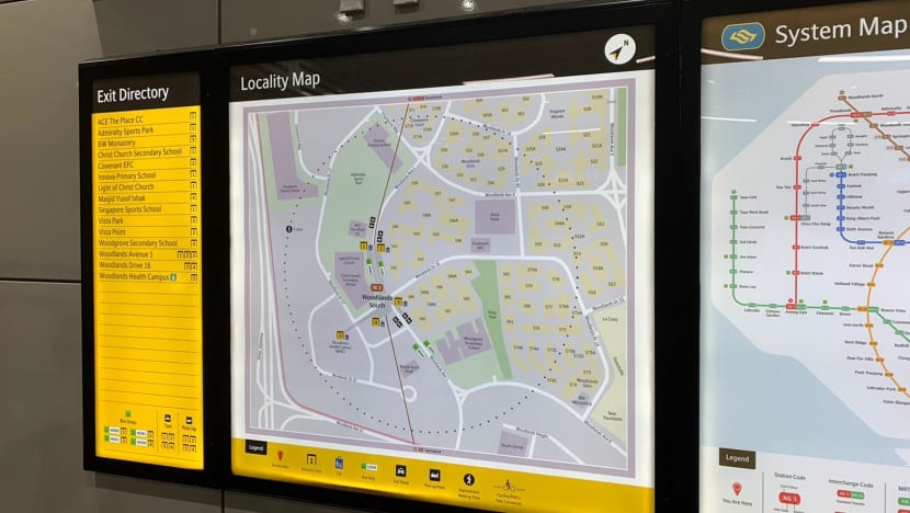 Woodlands Mrt Station Map New Mrt Map Launched With Circle Line As Focal Point - Cna