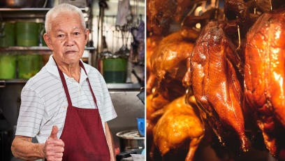 81-Year-Old Hawker Up At 3am Daily To Cook Delish Charcoal-Roasted Ducks At New Stall