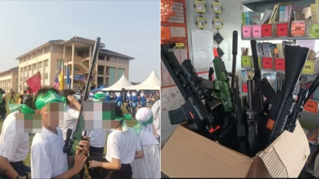 马国教育部办“巴勒斯坦团结周” 学生“挺枪”示威引关注