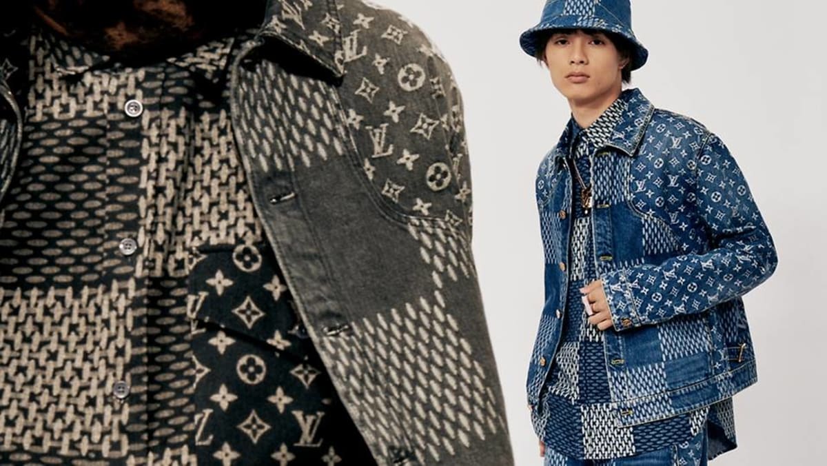Jacket Louis Vuitton x Nigo Blue size 50 IT in Denim  10922580