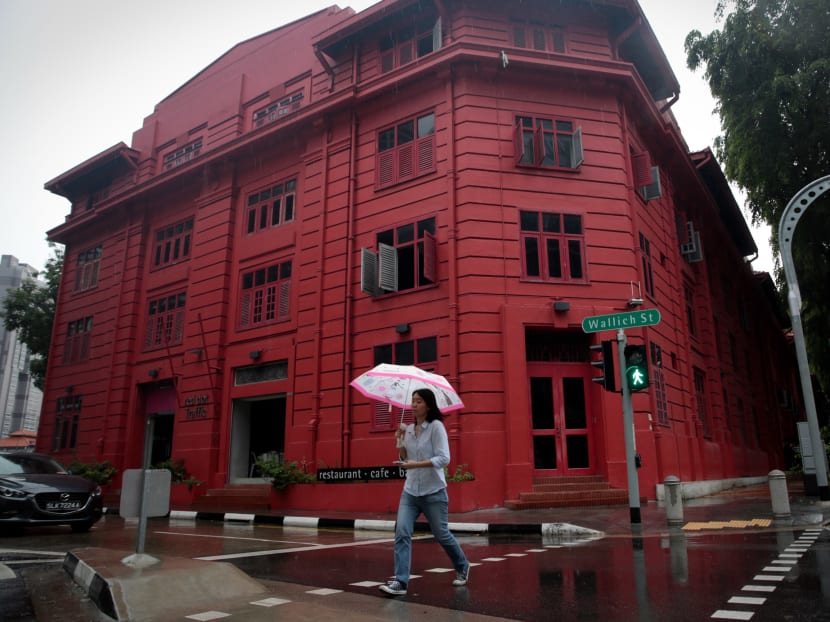 The facade of 28 Maxwell Road on 15 May, 2017. Photo: Jason Quan/TODAY The facade of 28 Maxwell Road on 15 May, 2017. Photo: Jason Quan/TODAY