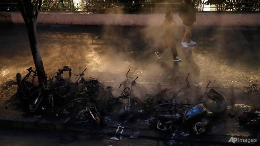 Fire in Paris, train station partly evacuated during protests: Police Fire in Paris, train station partly evacuated during protests: Police